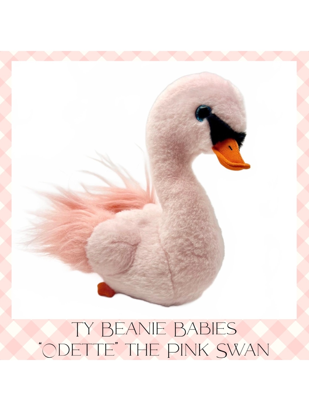 Ty Beanie Babies “Odette the Pink Swan” Plushie 2018
